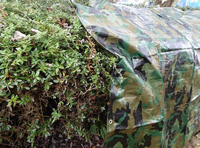 Camouflage Pattern Tarpaulin - 110 gsm