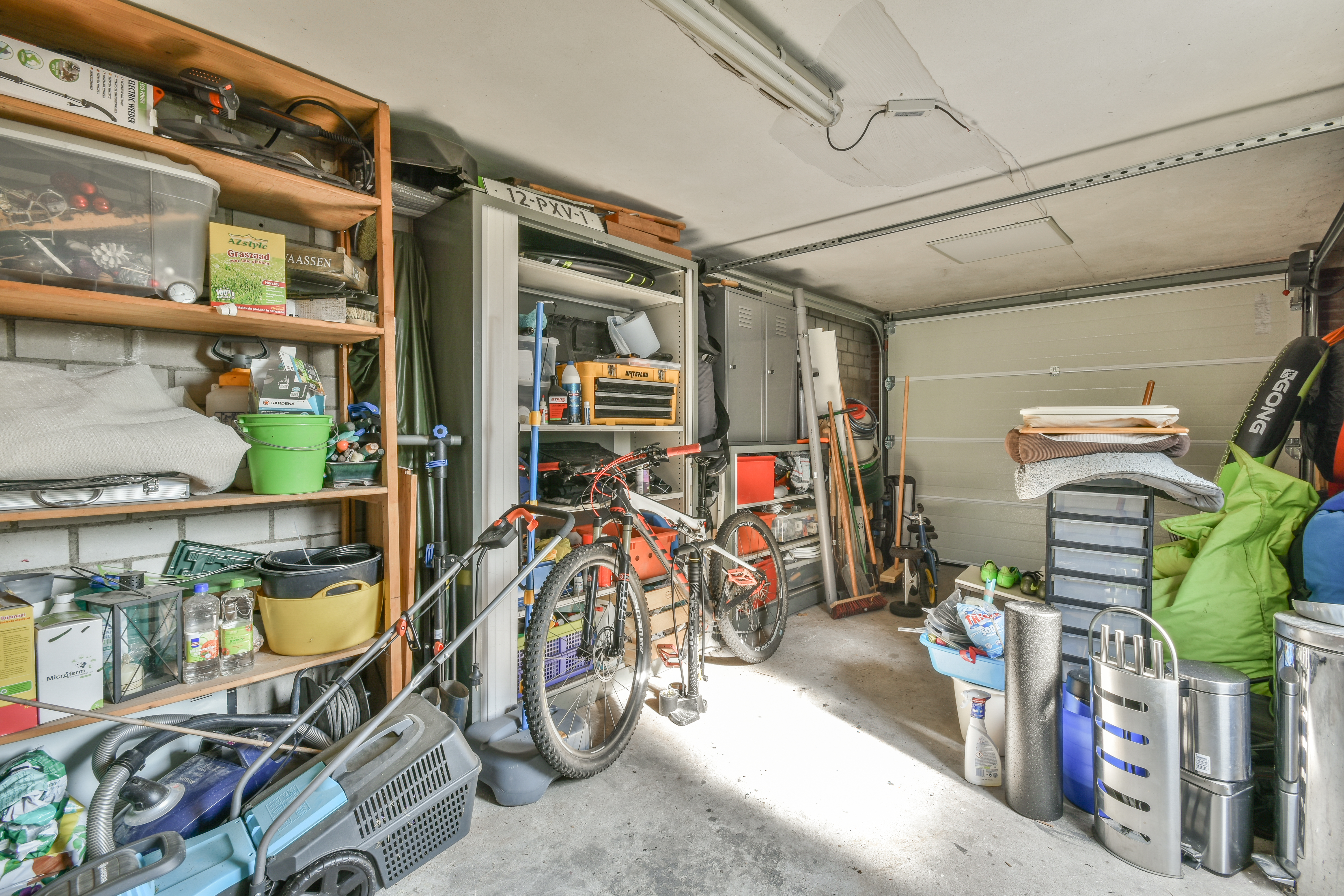 Image of a full garage.