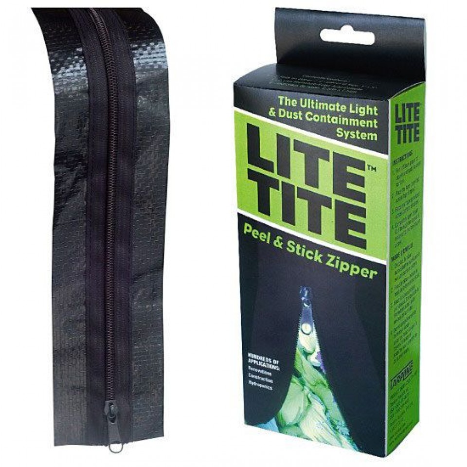 Lite Tite Peel and Stick Zip System