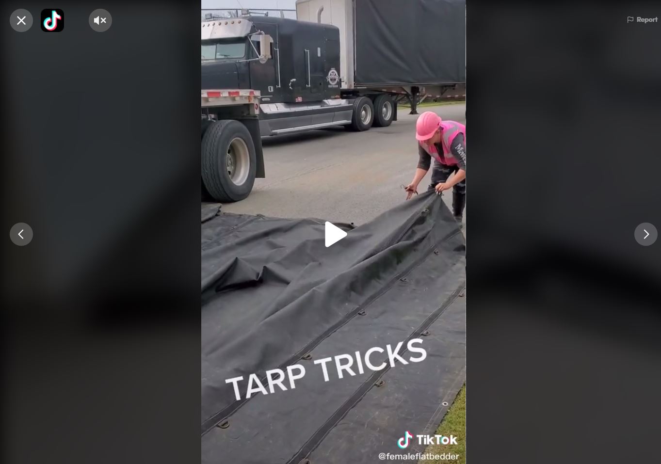 Tarp Trick for Folding Huge Tarps